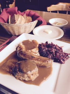 A traditional danish plate lunch in Solvang