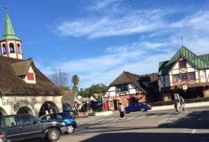 Picturesque Solvang. The entire downtown maintains this architecture.